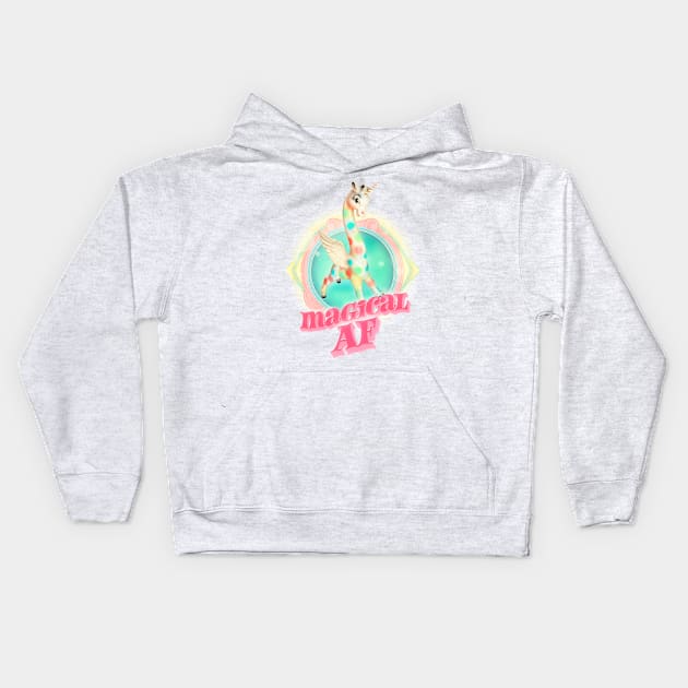 Magical AF Kids Hoodie by AngiandSilas